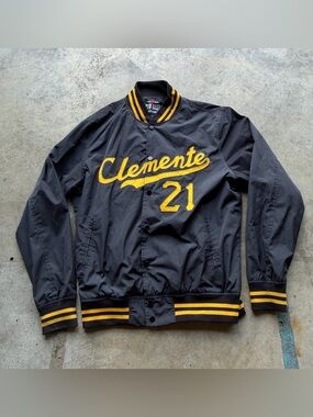Roots Of Fight Mens Stadium Jacket Roberto Clemente Pittsburgh Pirates
